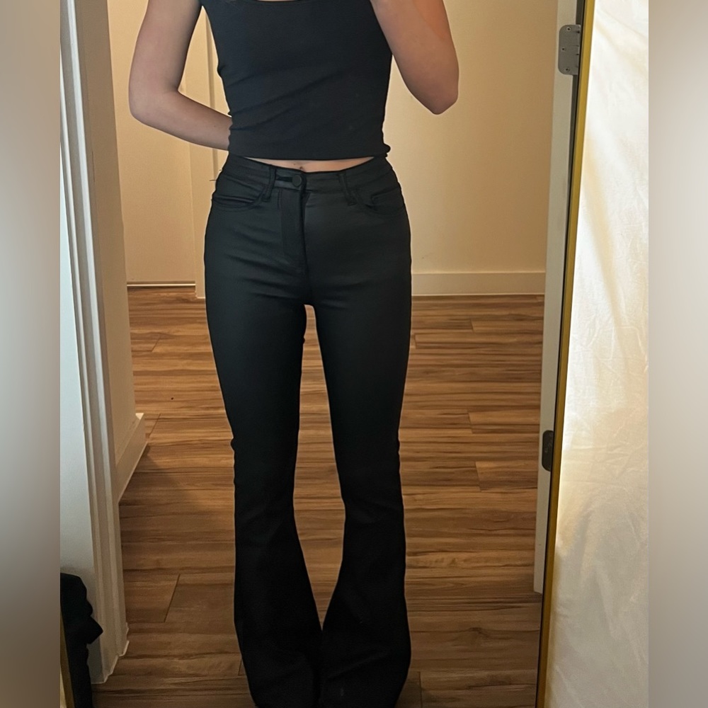 Edikted leather flared pants!!